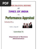 Download Project on Times of India by hitus SN4646469 doc pdf