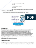 Gestion de Calidad de Empresas Productoras de Oxido de Etileno y Etilenglicol