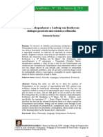 Arthur Schopenhauer e Ludwig van Beethoven - diálogos possíveis entre música e filosofia