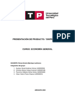 INFORME DE PRODUCTO DISFRUTAMOS-grupo 2 PDF