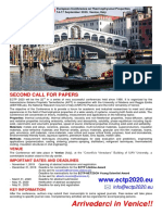 Arrivederci in Venice!!: WWW - Ectp2020.eu