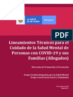 Cuidado Salud Mental de Las Personas Con COVID-19