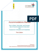 Accommodations Manual-2011 PDF