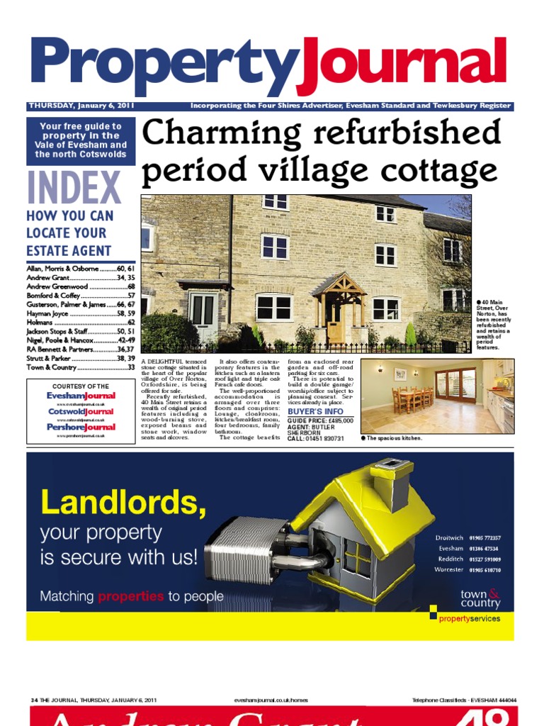 Evesham Property Journal 06/01/2011 License Advertising