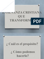 Presentacion Enseñanza Cristiana