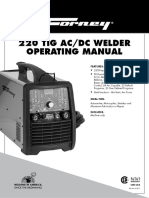 220 Tig Ac/Dc Welder Operating Manual: Features