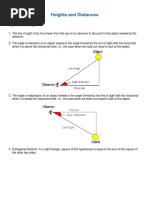 Heights and Distances