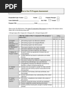 F3-M&E Form 3: End of The F3 Program Assessment