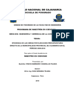 Eficiencia de Obras de Adm Directa Tesis Maestria Seminario Cadenillas Frecia PDF