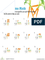 Grade 1: Did You Know That Carrots Are Good For Your Eyes? Add The Numbers. Use The Carrots To Help You Count