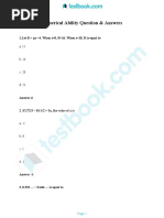 Numerical Ability Question & Answers: 1.let R qs-4. When S 8, R 16. When S 10, R Is Equal To