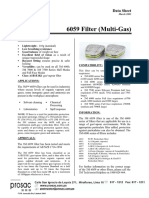 6059 Filter (Multi-Gas) : Data Sheet