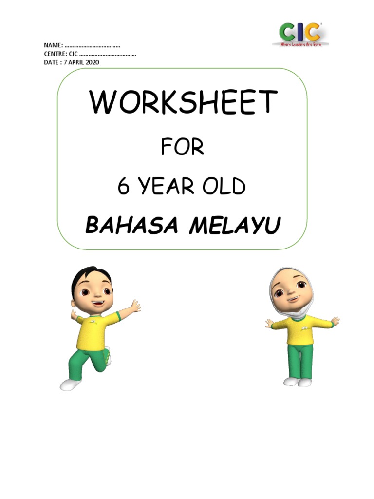 Worksheet: FOR 6 Year Old | PDF