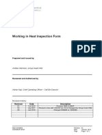 F01 - Working in Heat Inspection Form