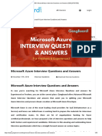 130+ Microsoft Azure Interview Questions and Answers 2020 (UPDATED) Imp VV