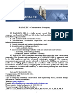 RADALEX - Construction Company: WWW - Radalex.ro Office@radalex