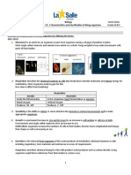 Classification Studysheet