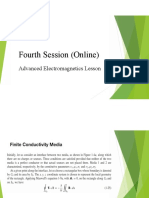 Fourth Session (Online) : Advanced Electromagnetics Lesson