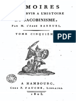 Barruel Augustin-Mémoires pour servir à l'histoire du jacobinisme-Tome 5