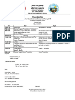 Training Matrix: Department of Education