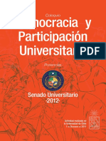 Coloquio Democracia Participacion Universitaria