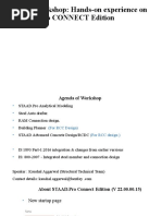 Learn Workshop: Hands-On Experience On STAAD - Pro CONNECT Edition