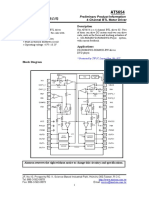 Preliminary Product Information 4-Channel BTL Motor Driver Features Description