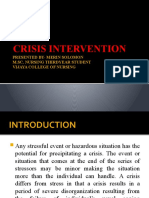CRISIS INTERVENTION GUIDE