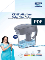 Kent Alkaline Water Filter Pitcher Brochure