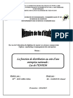 Memoire Distribution PDF