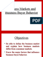 Business Markets and Buyer Behavior