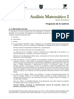 Programa_Análisis Matemático para Económicas_1_2018