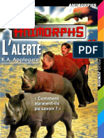 Applegate, K A - (Animorphs-16) L'Alerte (1998) French Ebook AlexandriZ