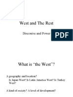 Discourse and Power: Understanding "The West" and "The Rest
