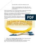 652: Known As Standard Single Mode Fiber. Its Zero Dispersion Point Is