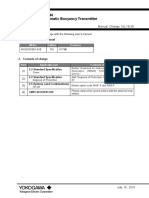 Yokogawa: Y/17B6 Pneumatic Buoyancy Transmitter User's Manual