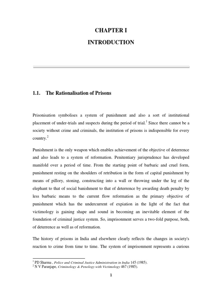 07 - Chapter 1 | PDF | Prison | Crime & Violence