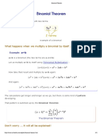 Teorema Binomial - Simples Abordagem