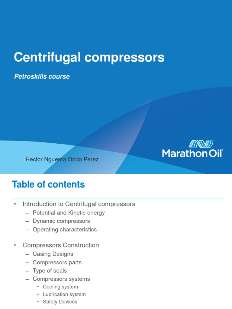 Centrifugal Compressors Overview | PDF | Turbine | Turbomachinery