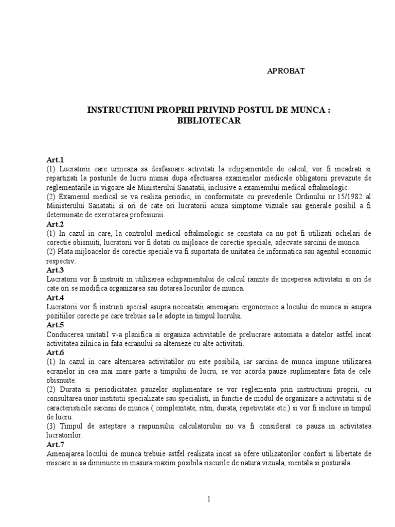 INSTRUCTIUNI | PDF