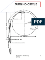 Ship Turning Circle: Angle of Heel When Turning (MAR) 1