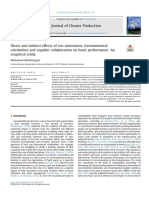 Aboelmaged, M. (2018). Direct and indirect effects of eco-innovation, environmental orientation and supplier collaboration on hotel performance An empirical study. Journal of Cleaner Production,