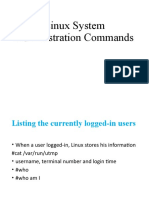 Linux System Administration Commands
