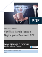 Petunjuk Teknis Verifikasi Tanda Tangan Digital Pada Dokumen PDF - 374700