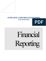 Financial Reporting: Othm Level 5 Diploma in Accounting and Business