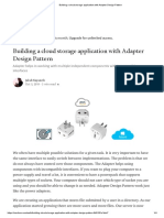 Building A Cloud Storage Application With Adapter Design Pattern