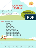 Multiplicacion Por 5 y 10