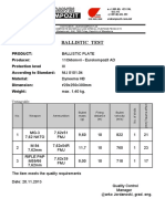 Balistics Test - Plate III