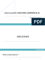 Data Science, AI, ML