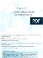 Aqueous Solutions and Chemical Equilibria